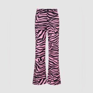 3/$20::  Cider pink & black zebra print pants Medium
